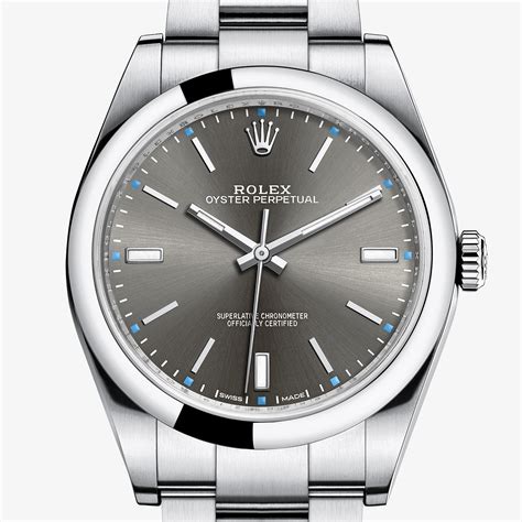 rolex oyster perpetual 39 men's automatic watch 114300 cheapest price|Rolex Oyster Perpetual dark rhodium.